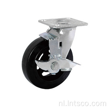 Heavy Duty Rubber On Iron Side Rem Casters